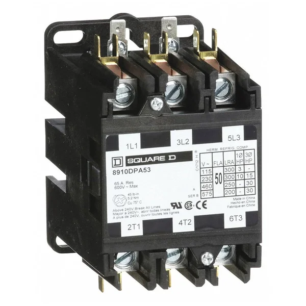 8910DPA53V02 Square D Definite Purpose Contactor