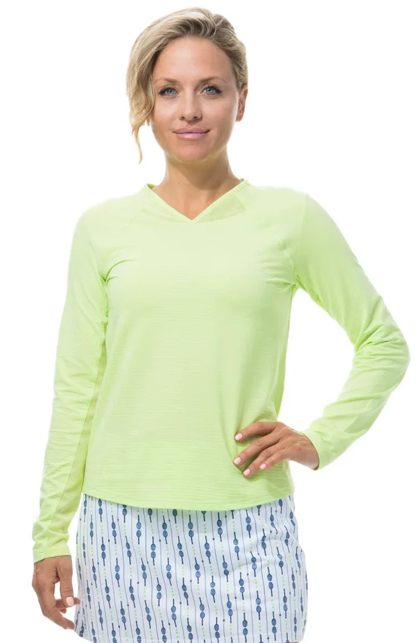 San Soleil Women's Soltekice Tennis Tee - XL, Green