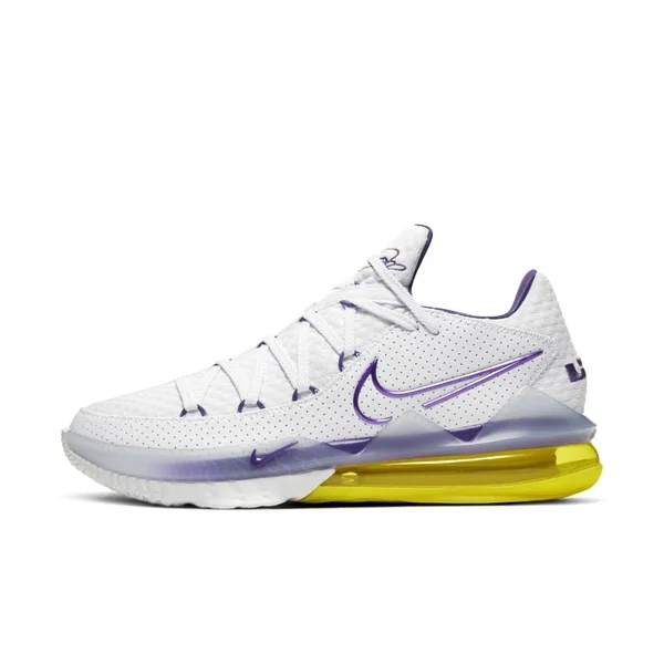 Nike Lebron 17 Low Basketball Shoes in White - Size: 18, CD5007-102