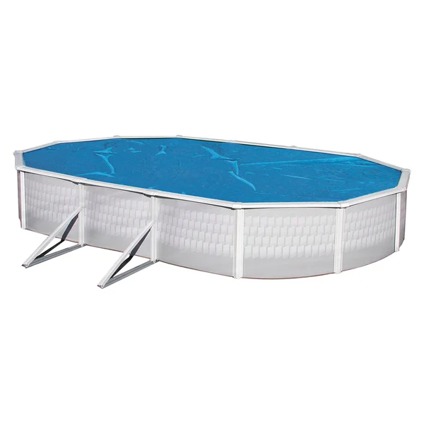 Blue Wave 21-Feet x 43-feet Oval 8-mil Solar Blanket for Above Ground Pools