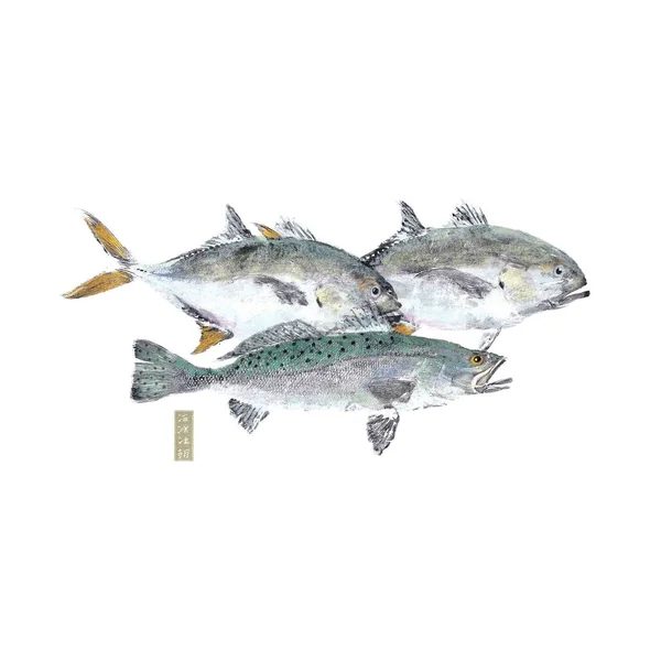 Louis Leonard Art Jacks and Trout by Jim Roberts, Canvas Giclee Wall Art, 18 x 40