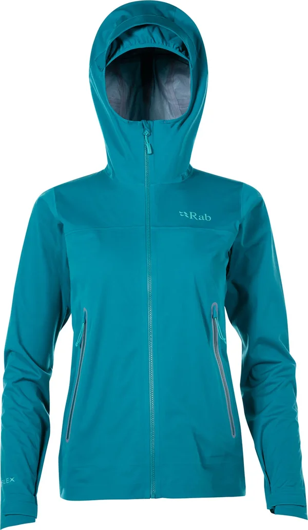 RAB Kinetic Plus Jacket - Women's Amazon/Shadow, 16