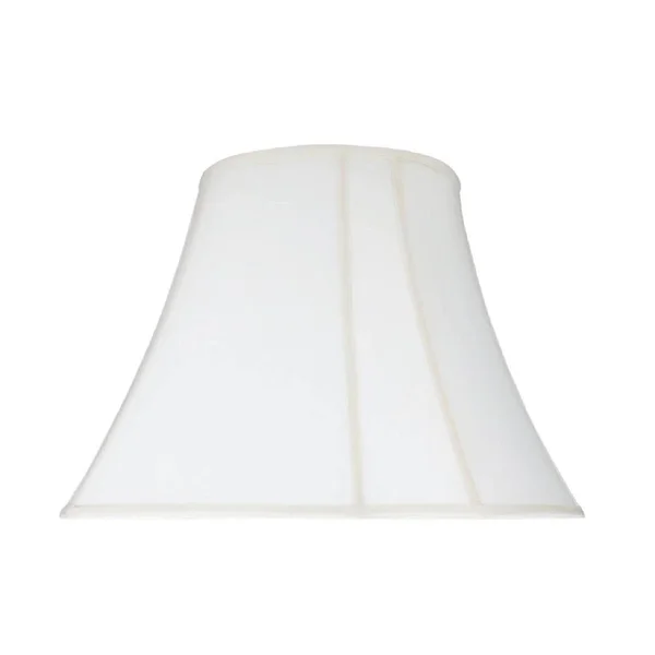 Aspen Creative Corporation 18 in. x 15 in. Off White Bell Curve Corner Lamp Shade