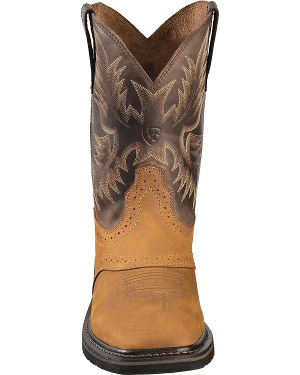 Ariat Men's Sierra Aged Bark Wide Square Toe Work Boots