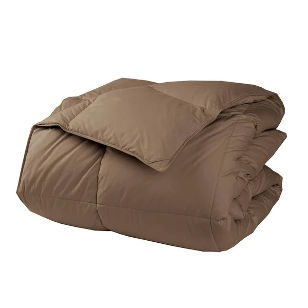 The Company Store Lacrosse LoftAIRE Light Warmth Mocha Full Down Alternative Comforter, Brown