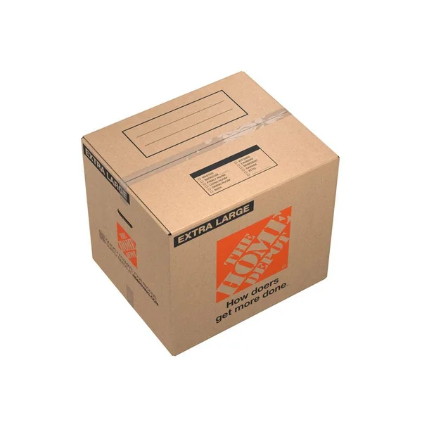 The Home Depot 24 in. L x 20 in. W x 21 in. D Extra-Large Moving Box with Handles (150-Pack)