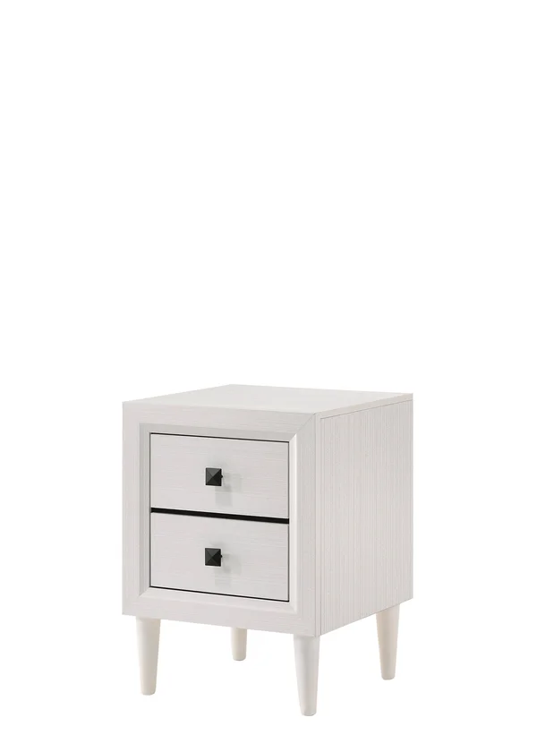 Acme Oaklee Night Table, White