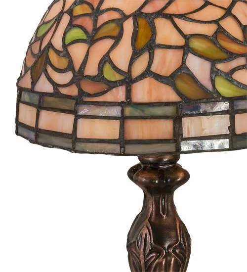 Meyda Tiffany 30314 Turning Leaf Mini Lamp