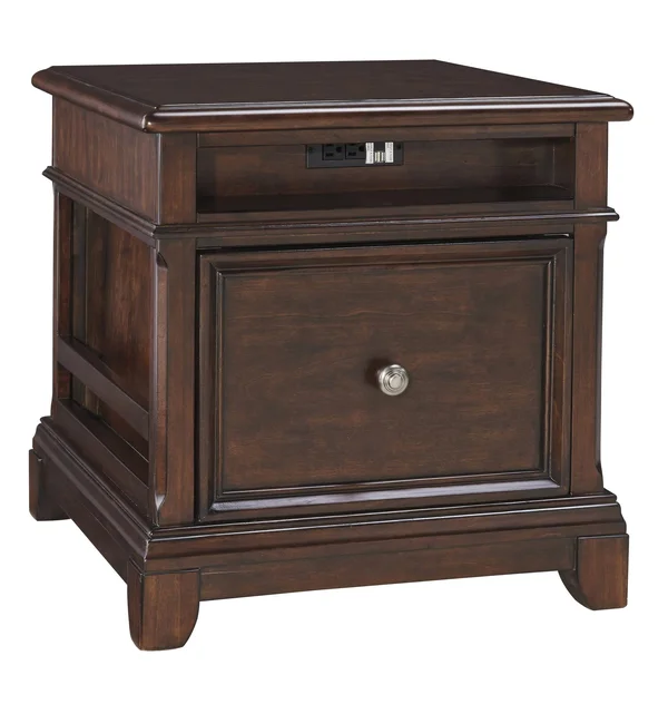 Ashley Lavidor Brown Rectangular End Table T809-3