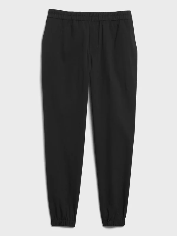 Banana Republic Men's Slim Motion Tech Jogger Black Tall Size M