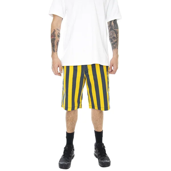Dickies Mens Hague Custard, White Shorts Size W 31