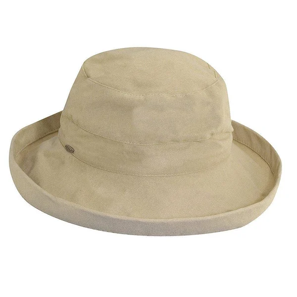 Scala 2.5x22 Brim Cotton Hat, Blue