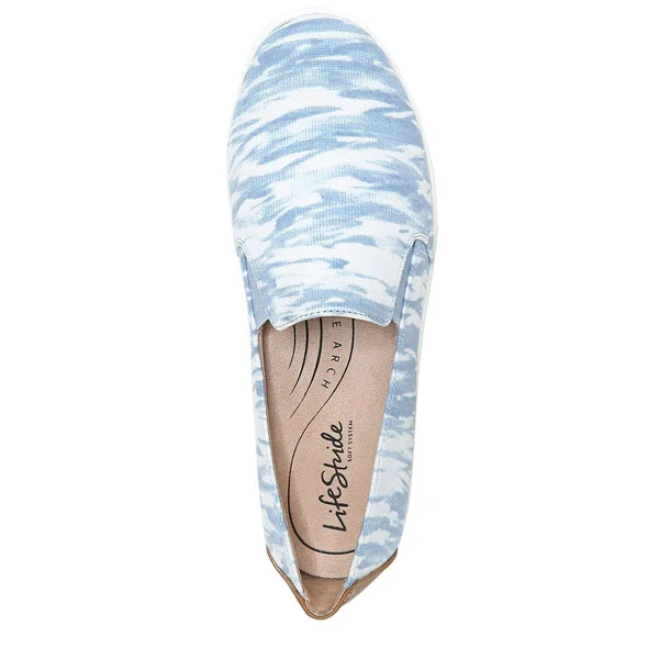 LifeStride Womens Next Level Slip on Shoes Blue, Multi 5.5 M