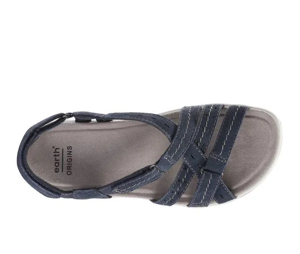 Earth Origins Savoy Sammie Women's Sandal - Navy Size 10