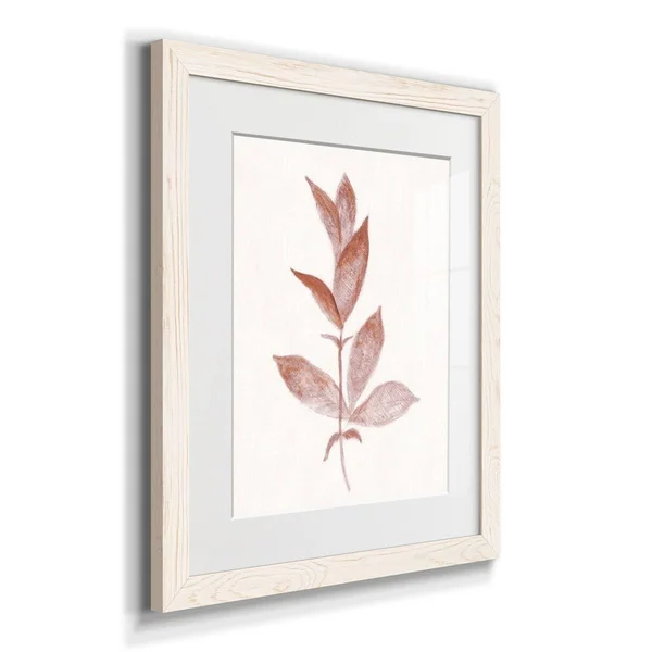 Red Leaf II-Premium Framed Print - Ready to Hang - 27.5X37.5 - White