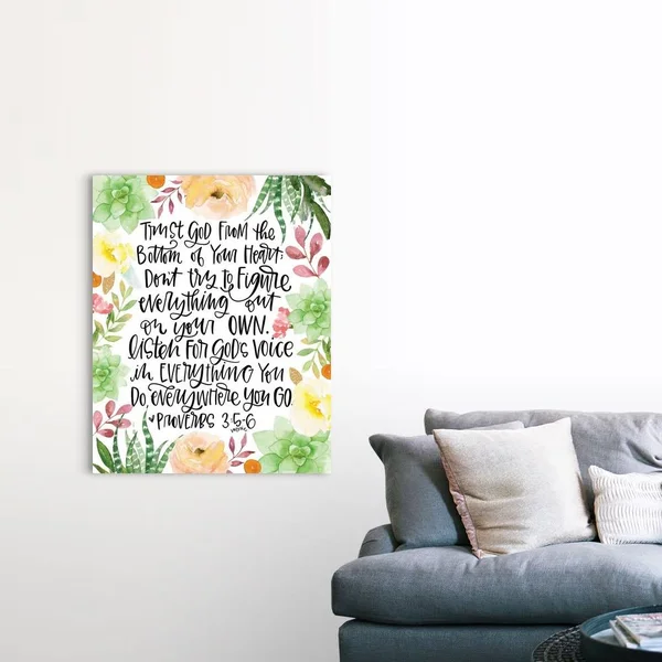 Trust in The Lord - Canvas Wall Art, 36x45, Great Big Canvas