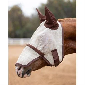 Kensington Long Nose Fly Mask w/Ears Large Natural
