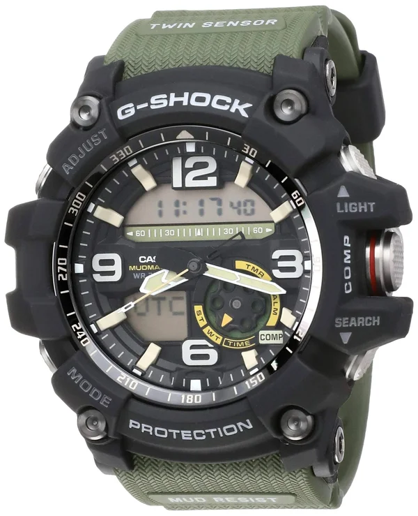 Casio Men's GG1000-1A3D &G-Shock& Green Cloth Watch