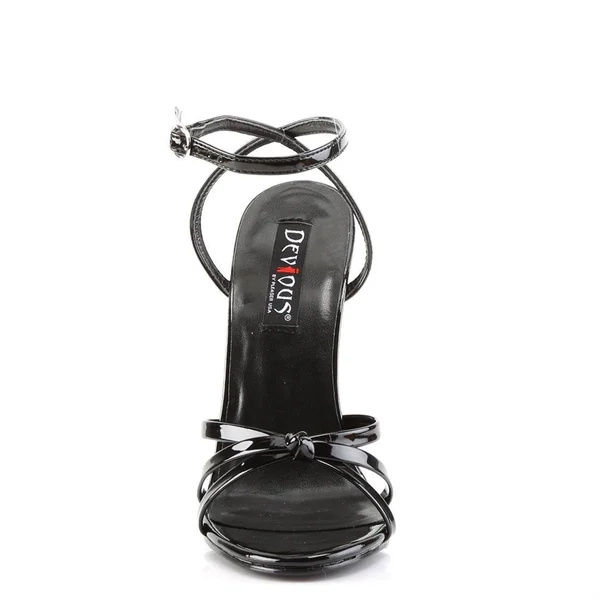 Devious - Domina-108 7 - Silver Metallic PU
