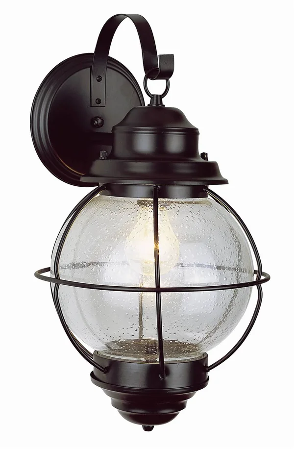 Trans Globe Lighting 69904 RBZ 1-Light Coach Lantern - Rustic Bronze