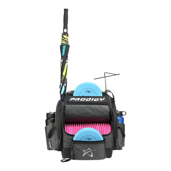 Prodigy Disc Golf Bag BP-1 V3 Backpack Charcoal Holds Up to 24 Discs