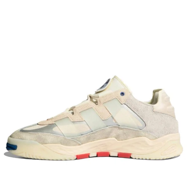 Adidas Niteball &Cream White& Cream White/Grey One/Halo Ivory Marathon Running Shoes/Sneakers FX7643 (US Size 4.5)