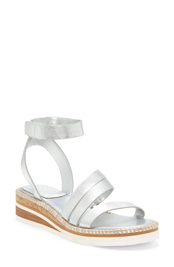 Vince Camuto Margreta Women's Shoes Silver : 6.5 M