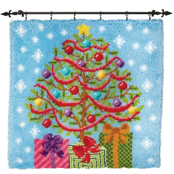 Herrschners Christmas Morning Latch Hook Kit