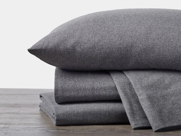 Coyuchi Cloud Brushed Organic Flannel Sheet Set, Ginger, Full