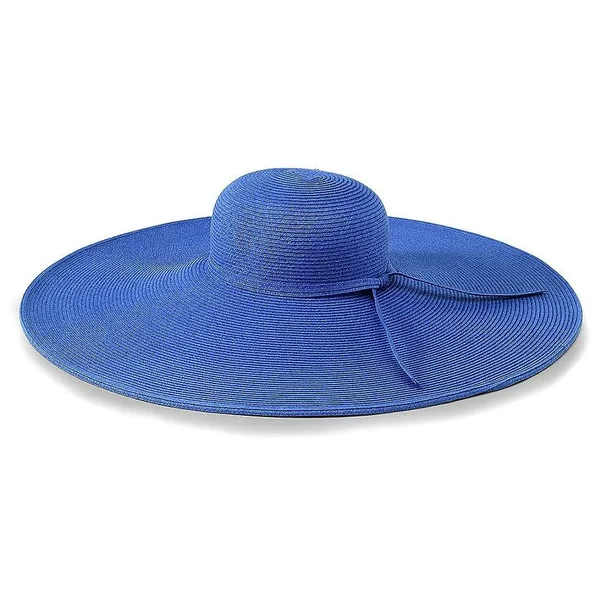 San Diego Hat Company Women's Ultrabraid XL Brim Hat Ubx2535, Blue