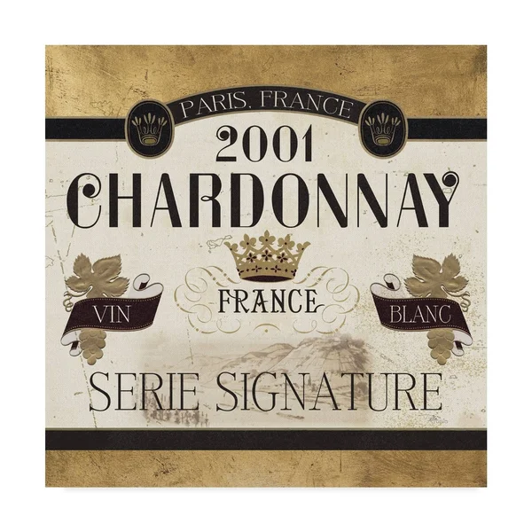 Trademark Fine Art 'Wine Labels II' Canvas Art by Pela Studio - Size: 24 x 24