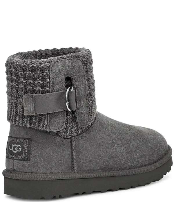 Ugg Women's Classic Solene Mini Knit 1113463 - 6, Black