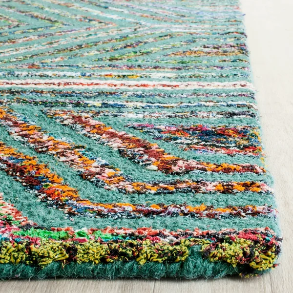 Safavieh Nantucket NAN607A Blue Rug 4& x 4& Round