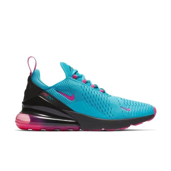 Nike Air Max 270 - Light Blue Fury/Laser Fuchsia Blue - 12