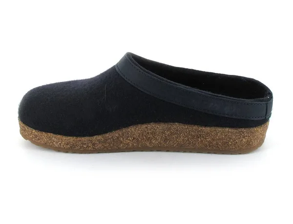 Haflinger GZL Colorful Grizzly Felt Clogs Grass Green, 41