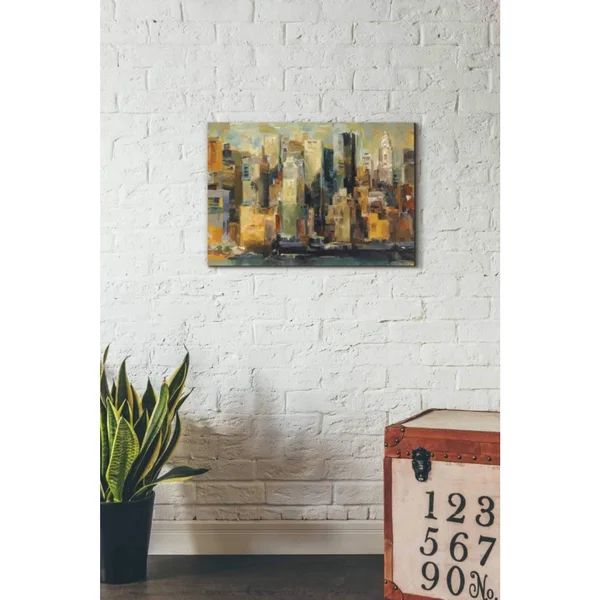 Epic Graffiti &New York New York& by Marilyn Hageman, Canvas Wall Art, 60x22x40x22