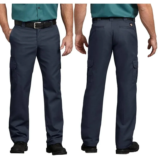 Dickies Men's Flex Regular Fit Straight Leg Work Cargo Pants - Dark Navy - 30x30
