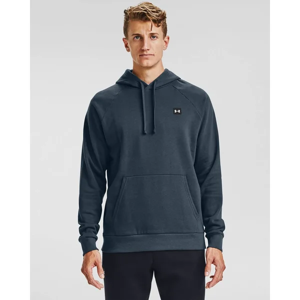 Under Armour Men's Rival Fleece Hoodie - Blue, XL