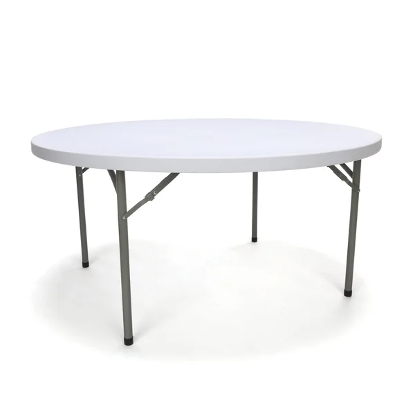 Essentials by OFM Ess-5060r 60 inch Round Folding Utility Table - White