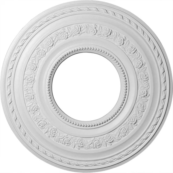 29 3/8x22OD x 11 5/8x22ID x 1 1/8x22P Anthony Ceiling Medallion (Fits Canopies Up to 11 5/8x22), Hand-Painted Pot of Cream Crack