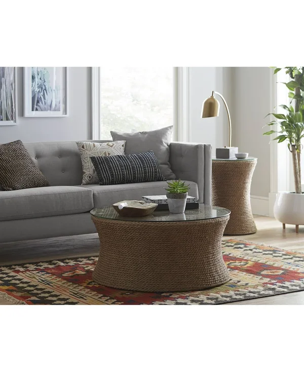 Bassett Mirror Sampson Round End Table