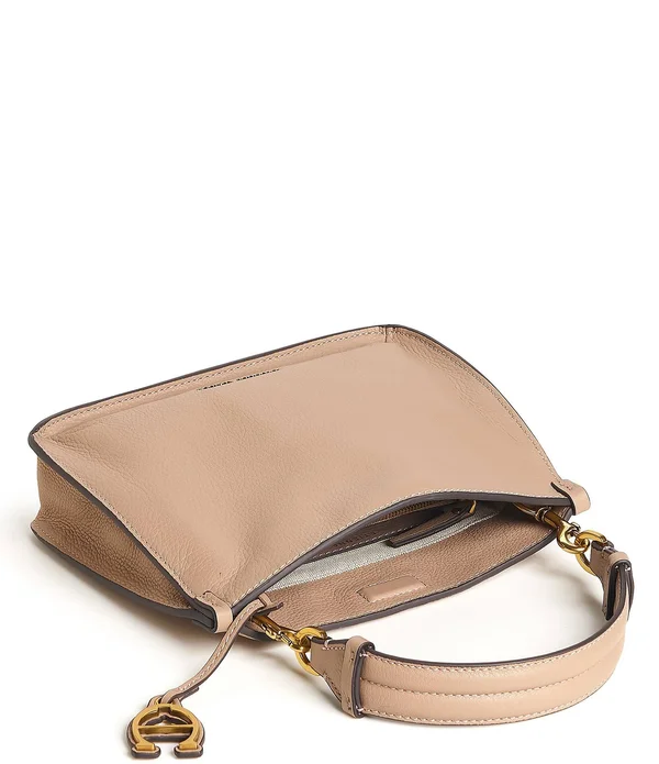 Etienne Aigner Alexandra Pebble Nappa Leather Crossbody Bag - Black