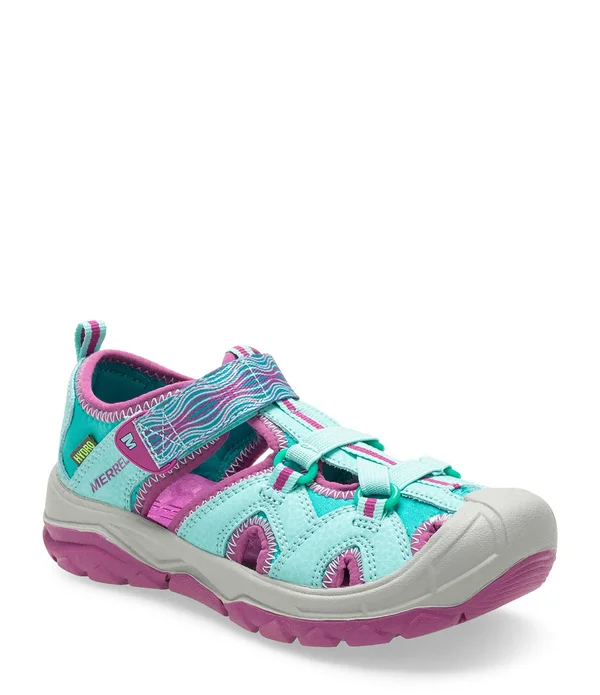 Merrell Kids& Hydro Sandal Turquoise/Purple 7