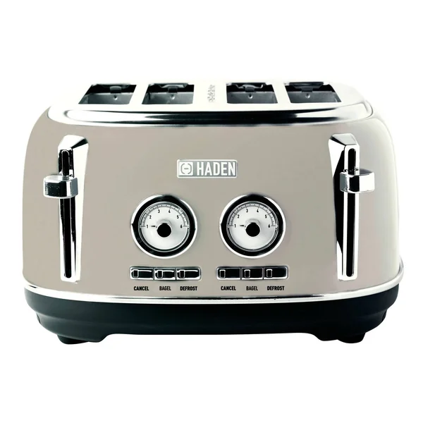 Haden Dorset Stainless Steel 4-Slice Toaster - Putty