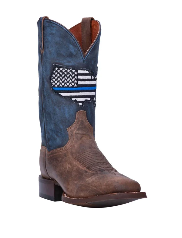 Dan Post Men's Thin Blue Line Western Boots
