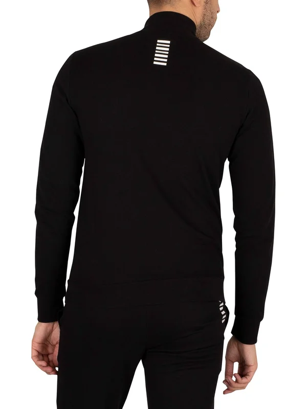 EA7 Train Core ID Tracksuit - Black, Silver - Size M