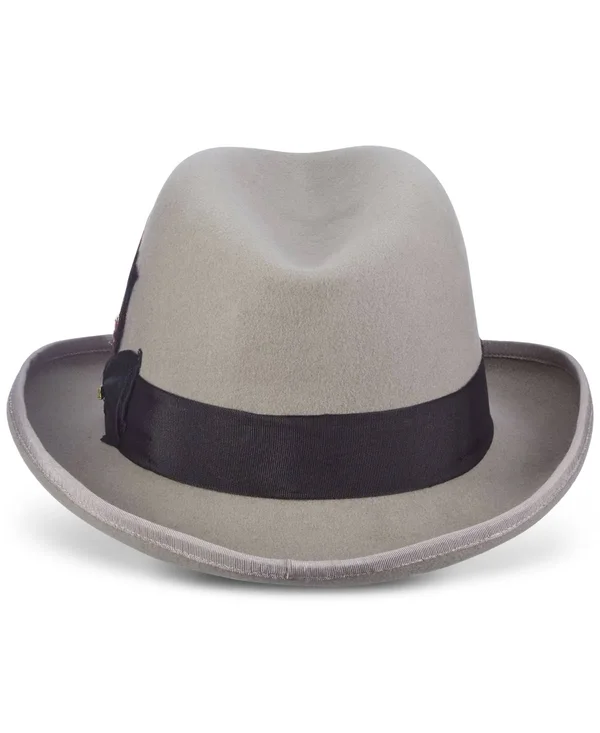 Scala Classico Men's Wool Felt Homburg Hat