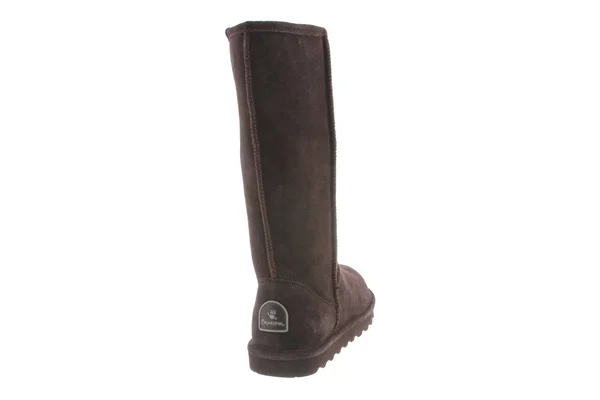 Bearpaw Women's Chocolate Elle Tall Wide Boots, Size 6, Brown
