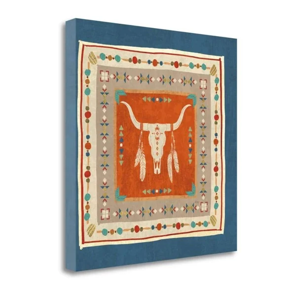 Tangletown Fine Art Southwest at Heart Tile I Canvas Wall Art - ShopLadder