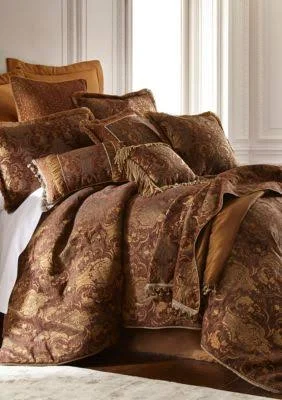 Sherry Kline Brown China Art Full/Queen Comforter Set